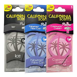Ambientador de Auto California Scents Cherry / Ice / New Car Pack X 50 Aromatizante Auto