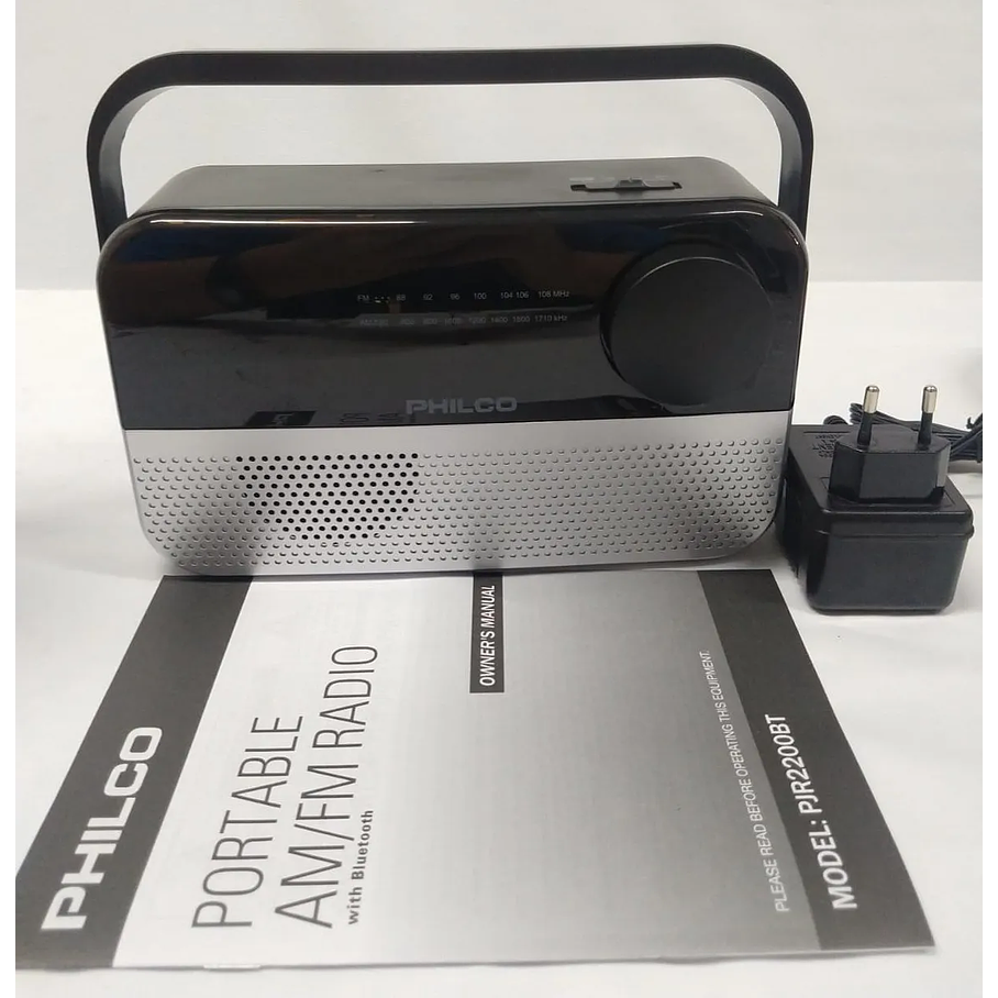 Radio portátil Philco PJR2200BT-SL Bluetooth AM/FM, Color Negro Philco 7