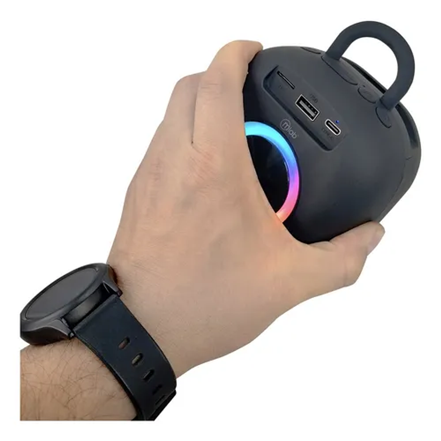 Parlante Tws Energy+ Bass Mlab Color Negro Microlab 3