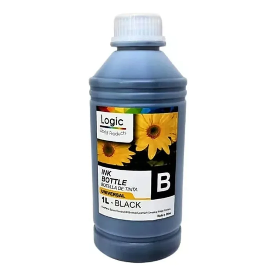 Tinta Universal 1 Litro Negra O Colores Alternativa Color Negro Logic 3