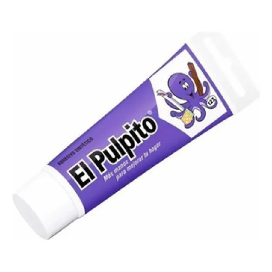 Pack de 6 Pegamento Líquido El Pulpito color blanco de 50g no tóxico 3