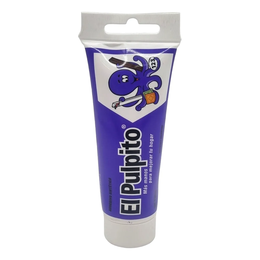 Pack de 6 Pegamento Líquido El Pulpito color blanco de 50g no tóxico 1