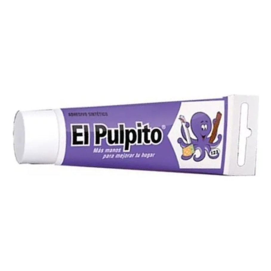  Pegamento Líquido El Pulpito color blanco de 50g no tóxico 2