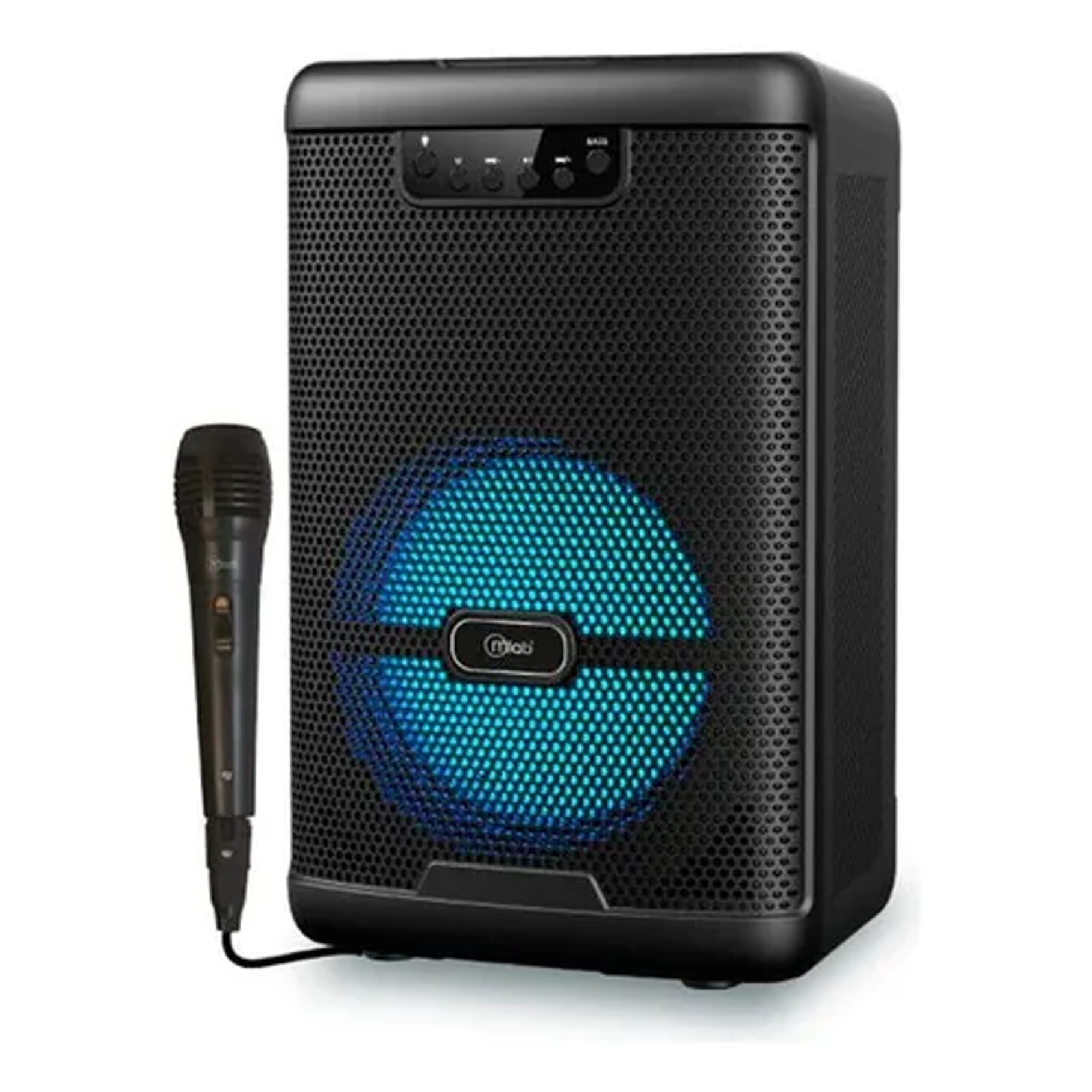 Parlante Mlab Rhymes 9100 Bluetooth Karaoke Tws Negro 3