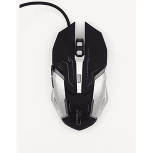 Mouse Gamer 6 Botones 2400dpi Led Black Inferno Njoytech