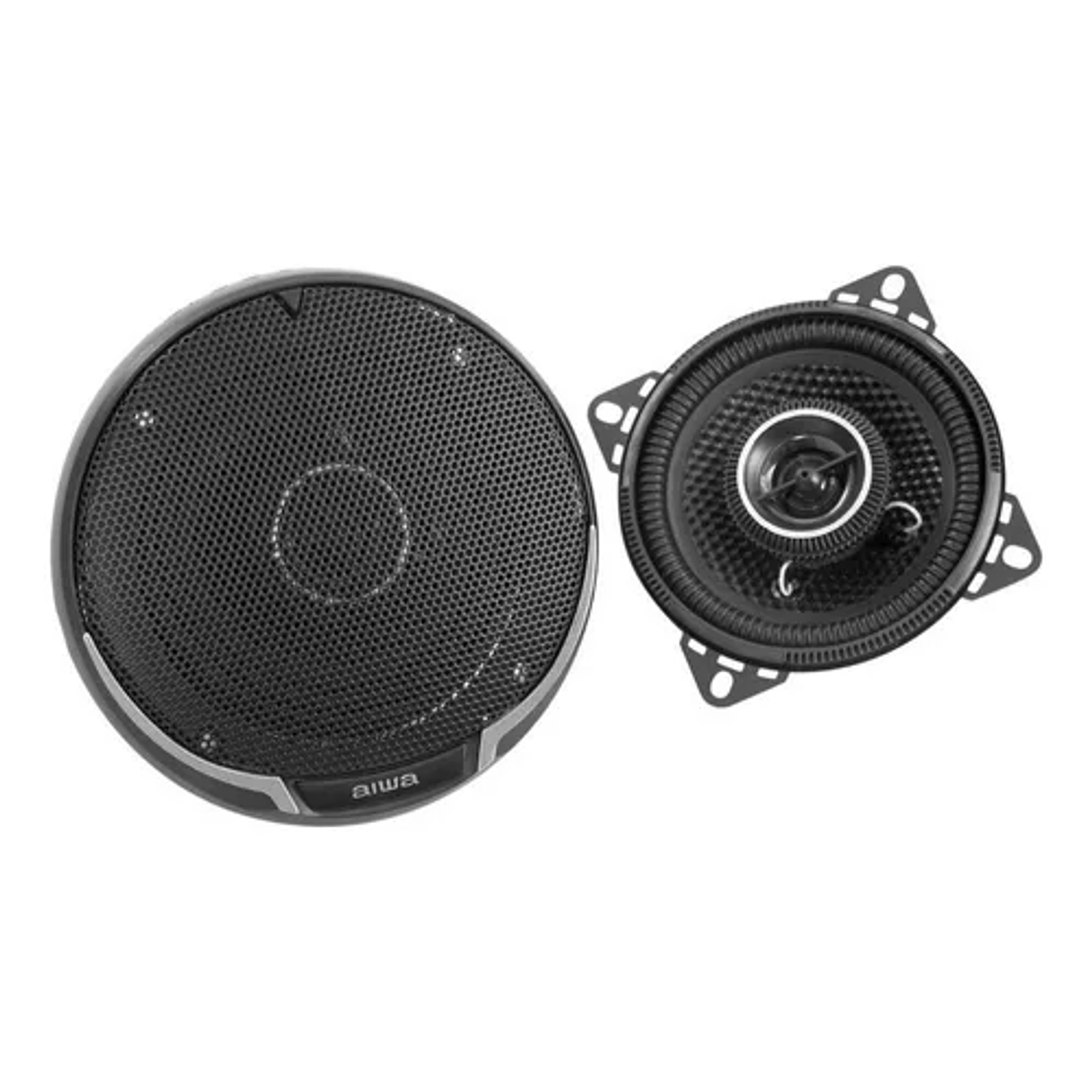 Parlantes Auto Aiwa 2 Vías 100w 10cm Taw-1022 Color Negro 4