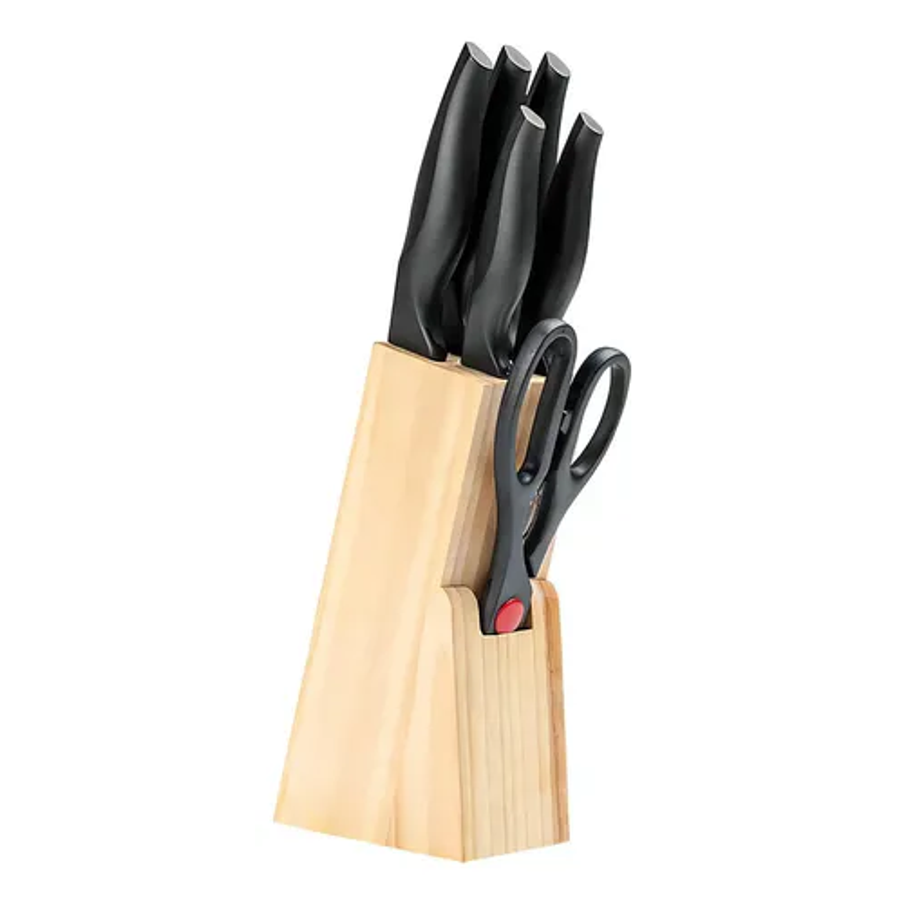 Set X7 Pzs Cuchillo Forjado Acero Inoxidable Brinox Cross Color Negro 1