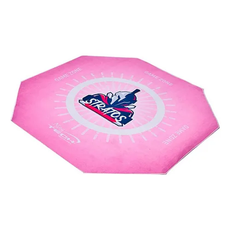 Alfombra Para Silla Gamer Stratos Njoytech Color Rosa Material Del Tapizado Tela Tejida De Alta Resistencia 1