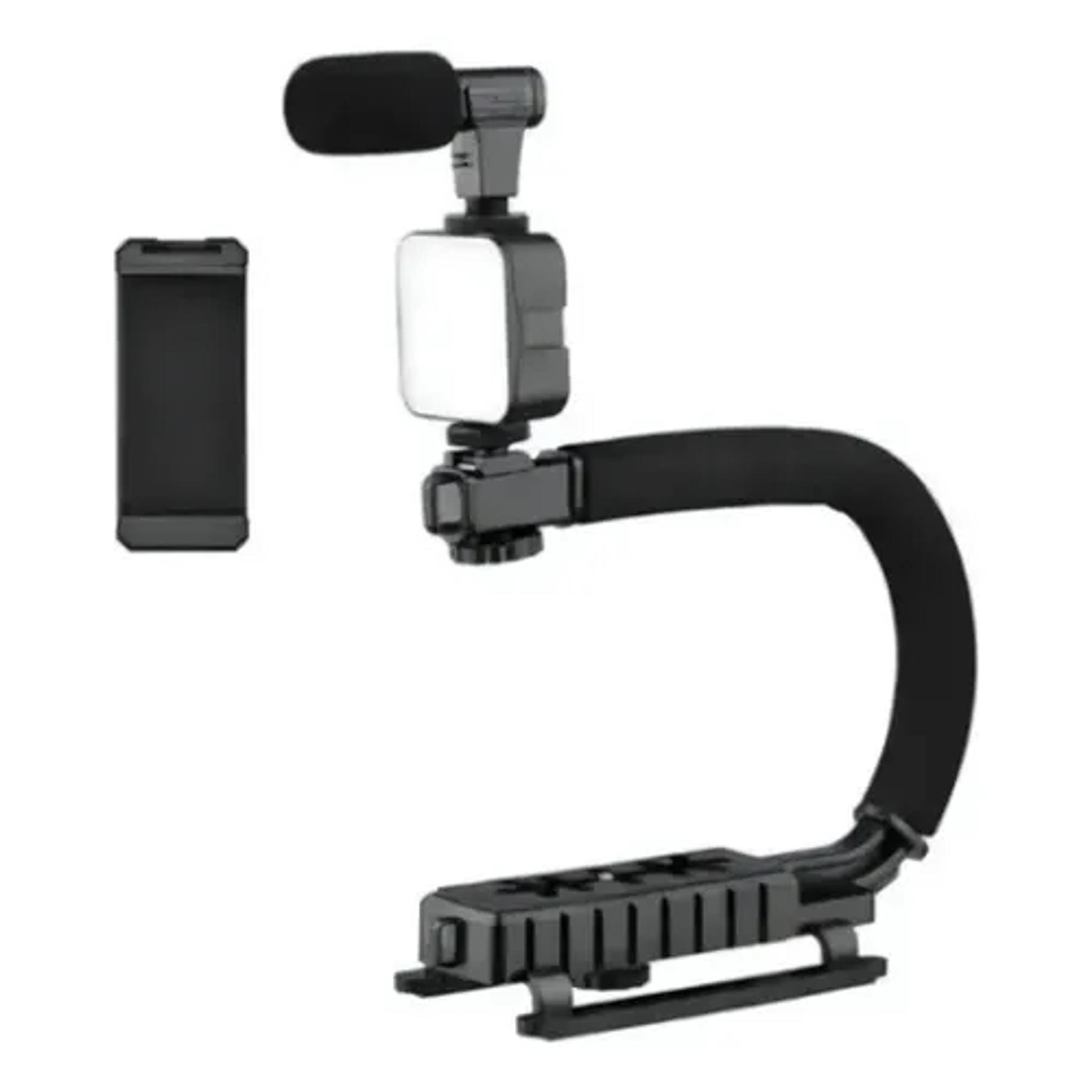 Estabilizador De Cámara De Video Soporte De Teléfono Ay-49u Color Negro 2