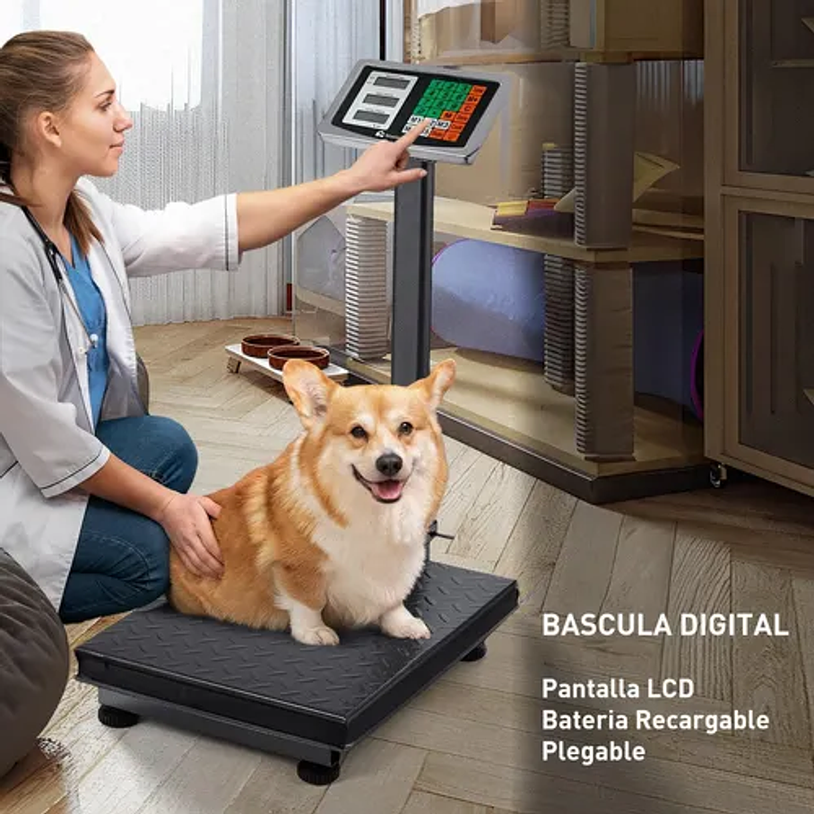 Balanza Pesa Digital Gastronomía 150 Kilos Badeja Recargable Color Gris 4