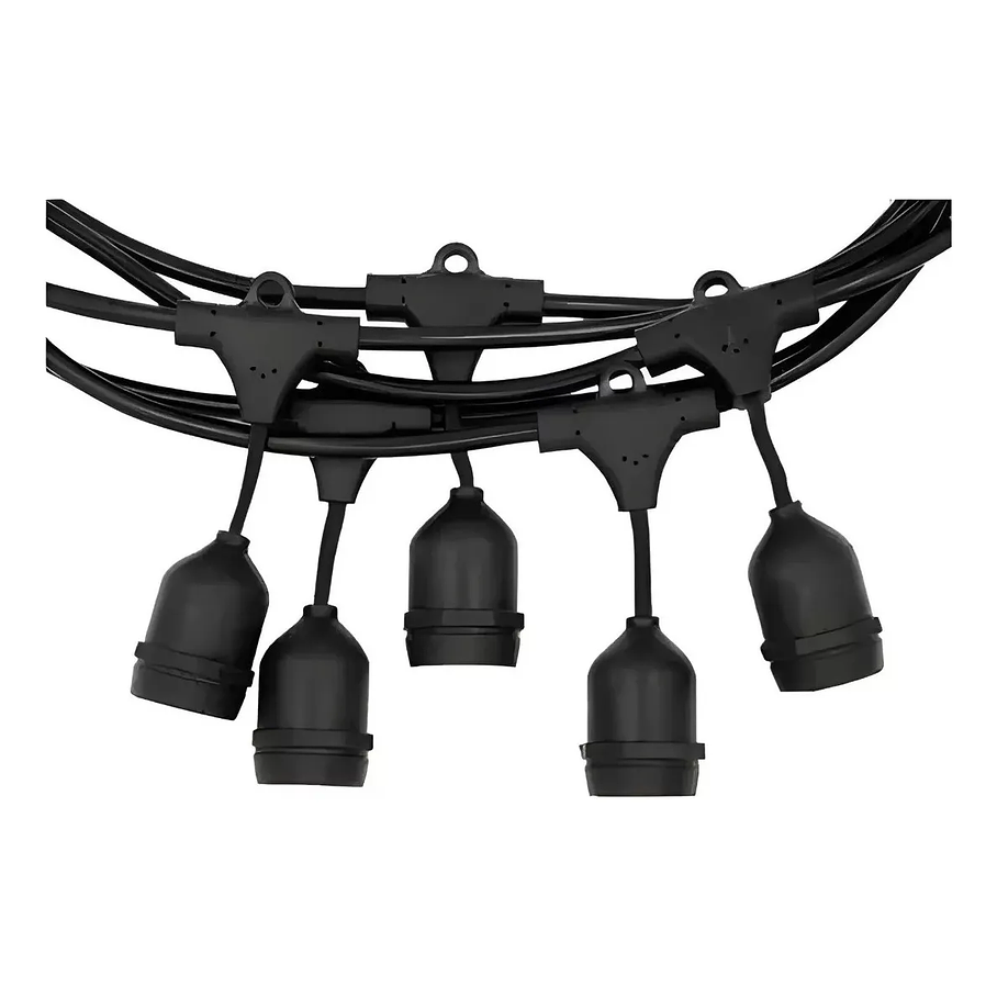 Guirnalda De Luces Led Exterior 10 Metros 10 Ampolletas Vintage Ampolletas 2