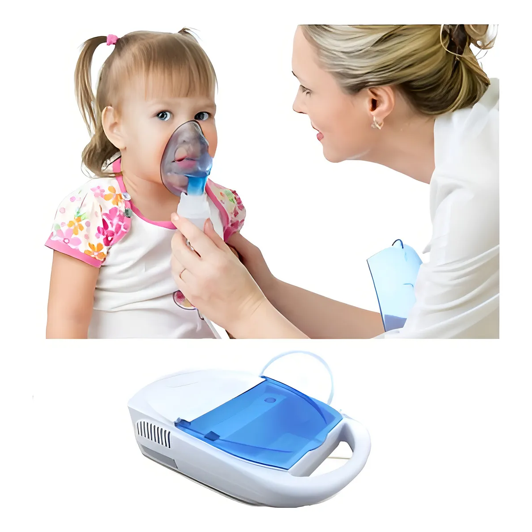 Nebulizador Portatil Nebulizadores Maquina Nebulizadora Asma Color Blanco  Nebulizador Portátil Adulto Y Niño Nebulizador 5