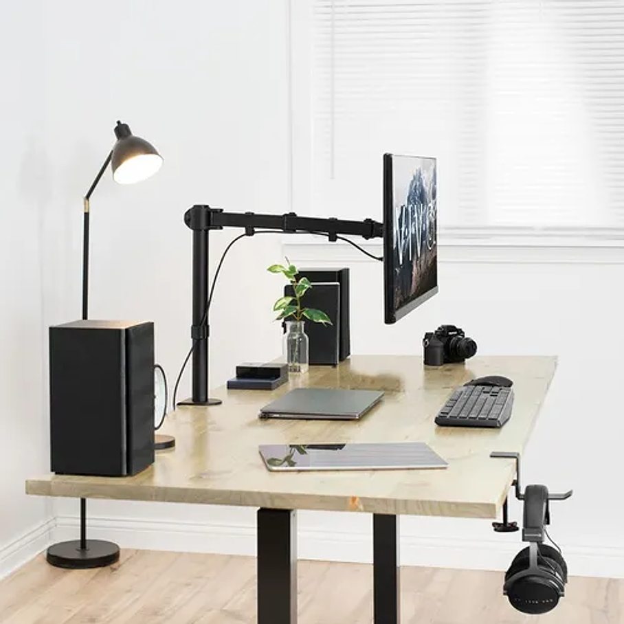 Soporte Monitor Escritorio Base Brazo Para Monitor 15-33 Color Negro  7