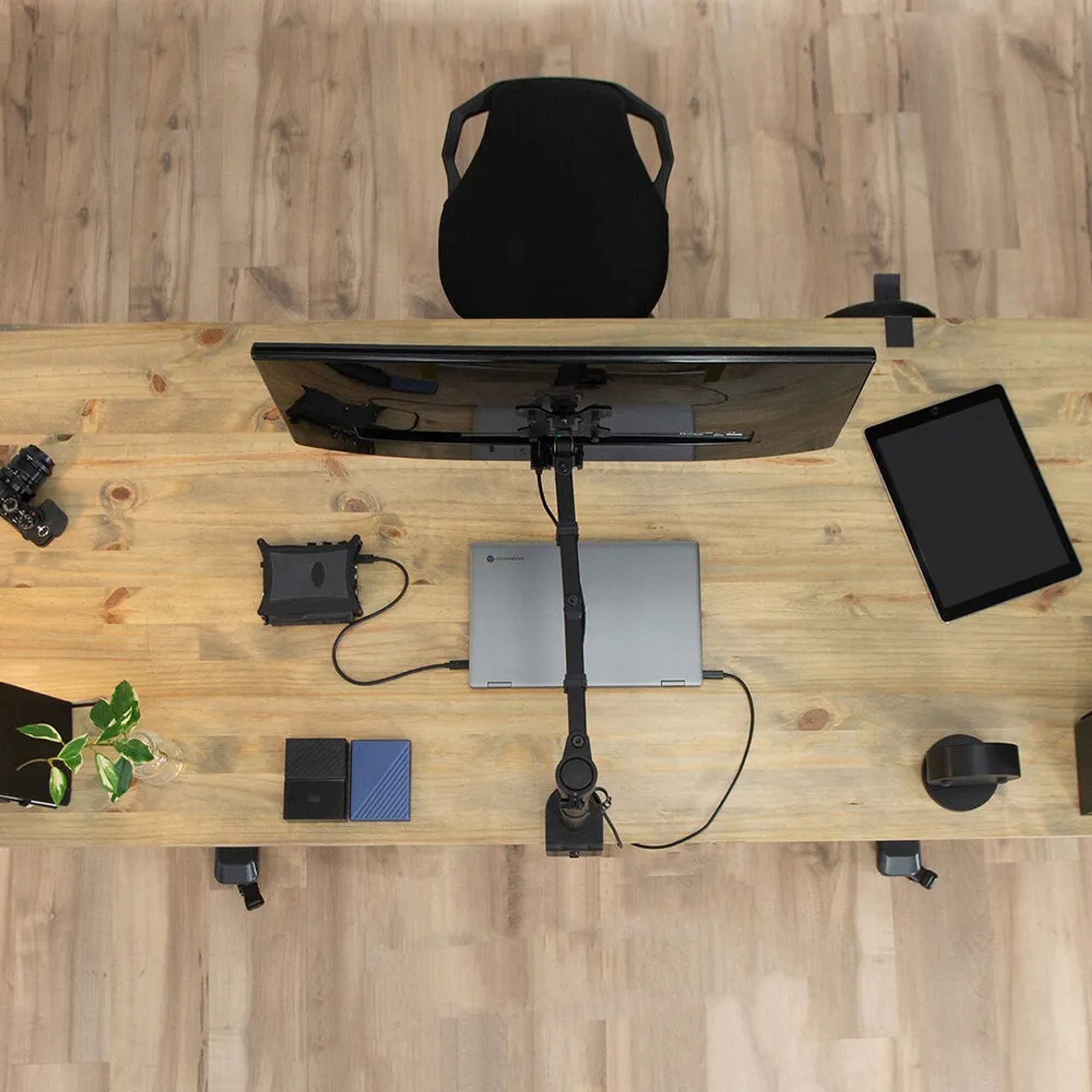 Soporte Monitor Escritorio Base Brazo Para Monitor 15-33 Color Negro  9