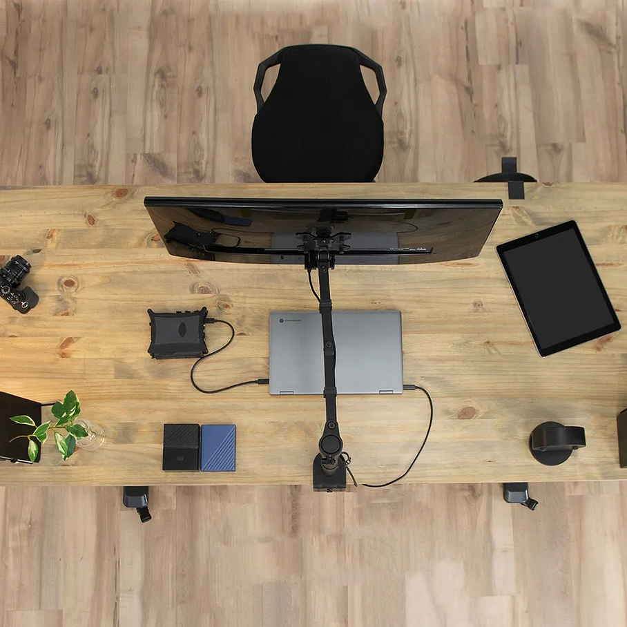 Soporte Monitor Escritorio Base Brazo Para Monitor 15-33 Color Negro  9