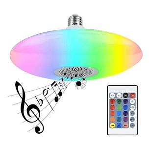 Ampolleta Led RGB 4019 Redonda Color Rgb 36w 6000k 3000lm Multicolor