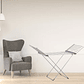 Tendedero Eléctrico Plegable Plástico Secadora Ropa Metálico Interior Regulable Resistente Gris Oscuro Temporizador Incorporado 18 Barras 230w - Miniatura 5
