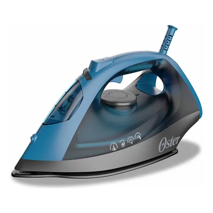 Plancha De Vapor Con Base De Cerámica Gcstbs6052 Marca Oster Color Azul 2