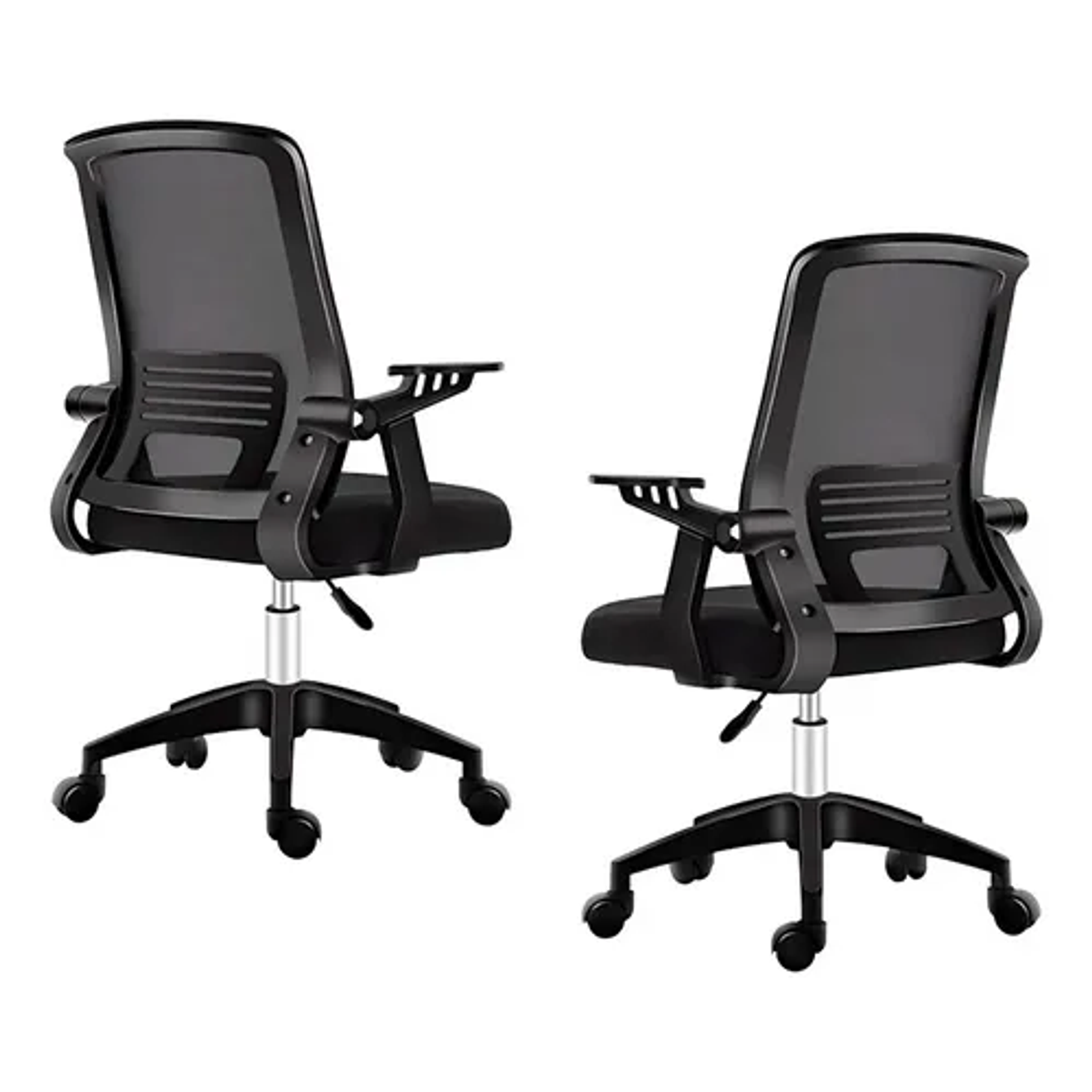 Silla Oficina Ergonómica Compatible Con Escritorio Pc Trabajo Color Negro Ergonómica Reclinable Soporta 150kg 2