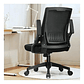 Silla Oficina Ergonómica Compatible Con Escritorio Pc Trabajo Color Negro Ergonómica Reclinable Soporta 150kg - Miniatura 3
