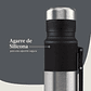 Termo 1200ml De Acero Inoxidable Color Plateado Frio Calor Cafe Te  - Miniatura 5