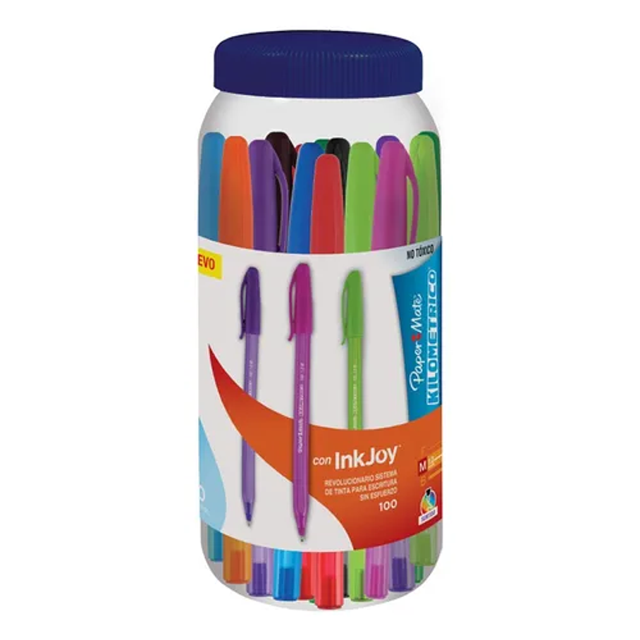 Boligrafo Inkjoy 100st Paper Mate Surtidos Canister X40 Color de la tinta Multicolor Color del exterior Multicolor 2