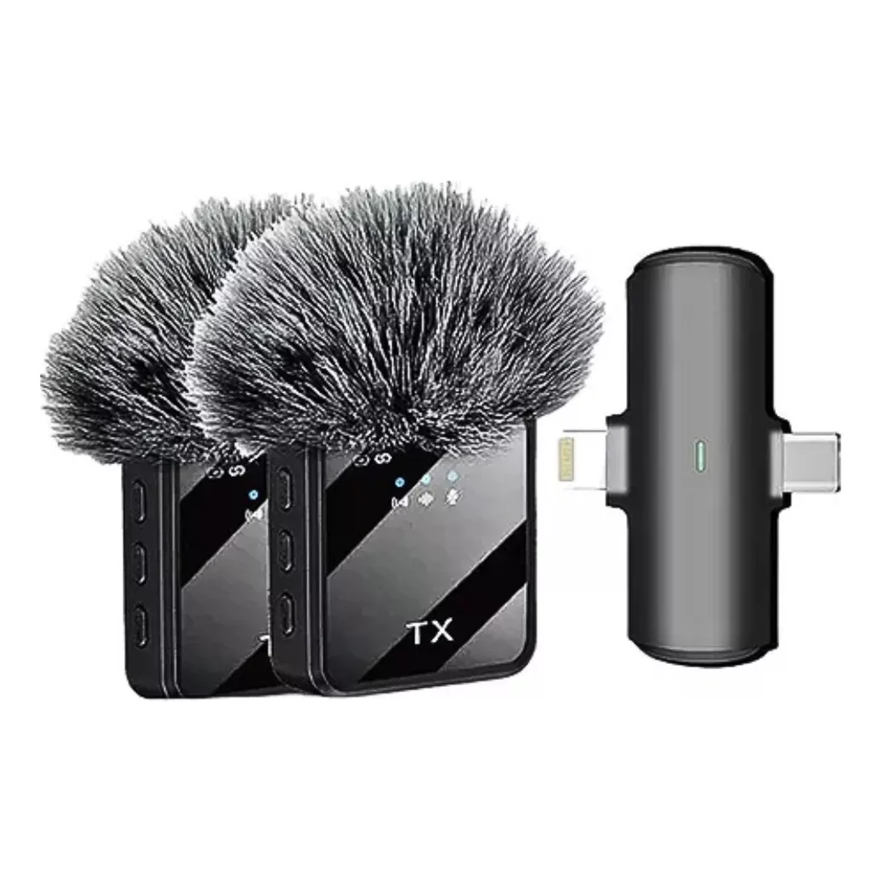 Micrófono Inalámbrico Dual Micrófono Lavalier Inalámbrico Arcashopping Mini Micrófono Inalámbrico Dual Usb C Para iPhone Micrófono Lavalier Para iPhone Grabación De Video Profesional 1