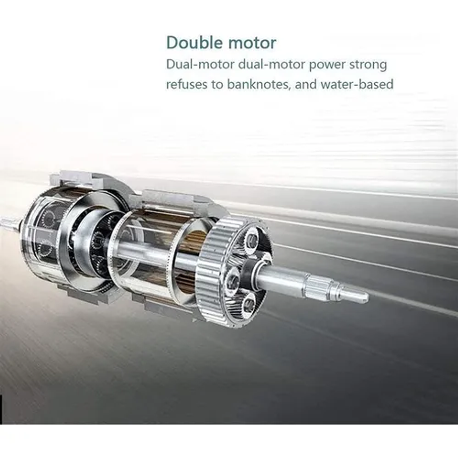 Contadora De Dinero Profesional Máquina Con Detección De Billetes Falsos - Pantalla Led 100 Billetes Por Minuto Contador De Dinero Elite 3