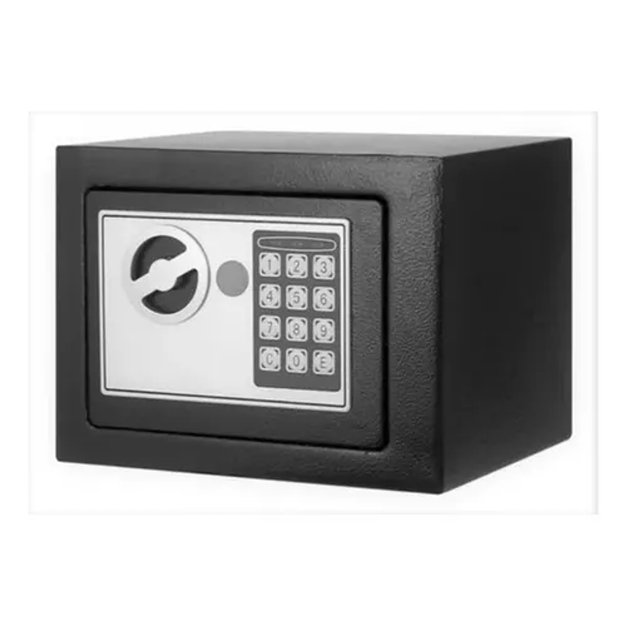 Caja Fuerte Digital E17 Silver Shadow Teclado Digital+llaves Color Gris oscuro 1