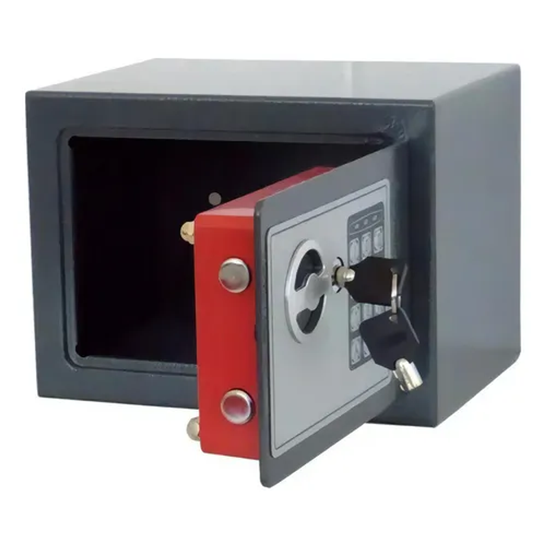 Caja Fuerte Digital E17 Silver Shadow Teclado Digital+llaves Color Gris oscuro 2
