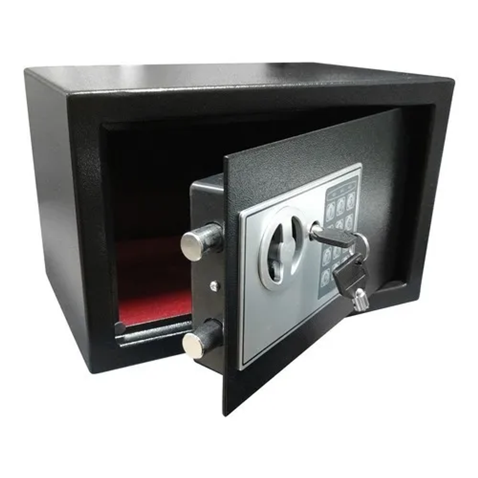 Caja Fuerte Digital E17 Silver Shadow Teclado Digital+llaves Color Gris oscuro 5