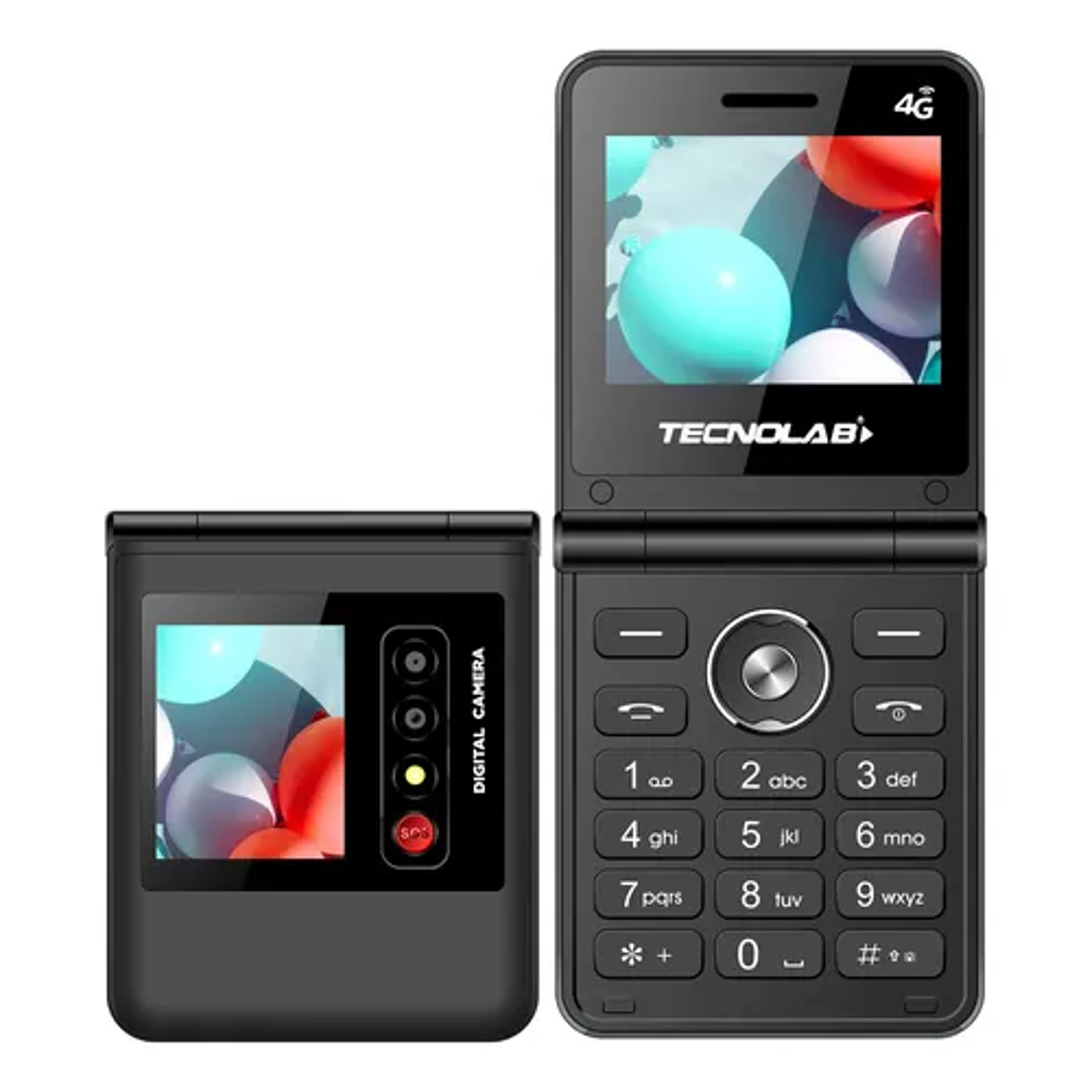Telefono Celular Adulto Mayor 4g Dualsim Almeja Tl709 Negro Negro 1