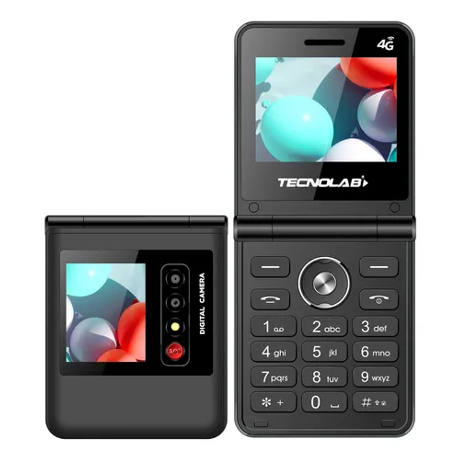 Telefono Celular Adulto Mayor 4g Dualsim Almeja Tl709 Negro Negro 1