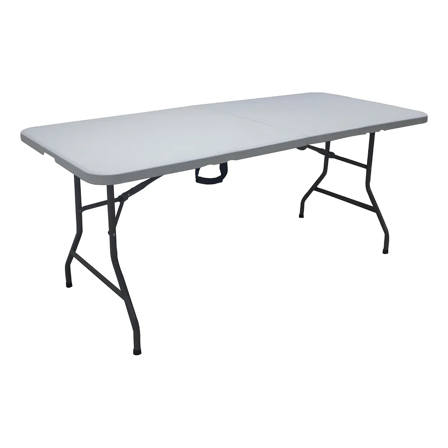 Mesa Plegable Valija 1.8 Mts Hogar Camping Jardín Reforzada Color Blanco 3