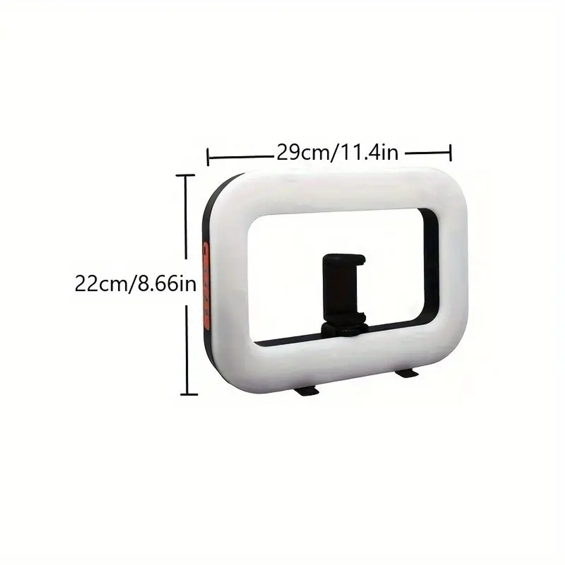 Cuadro De Luz LED Portátil Con Soporte Para Móvil Ideal para Lives, Fotos y Grabaciones Profesionales 7