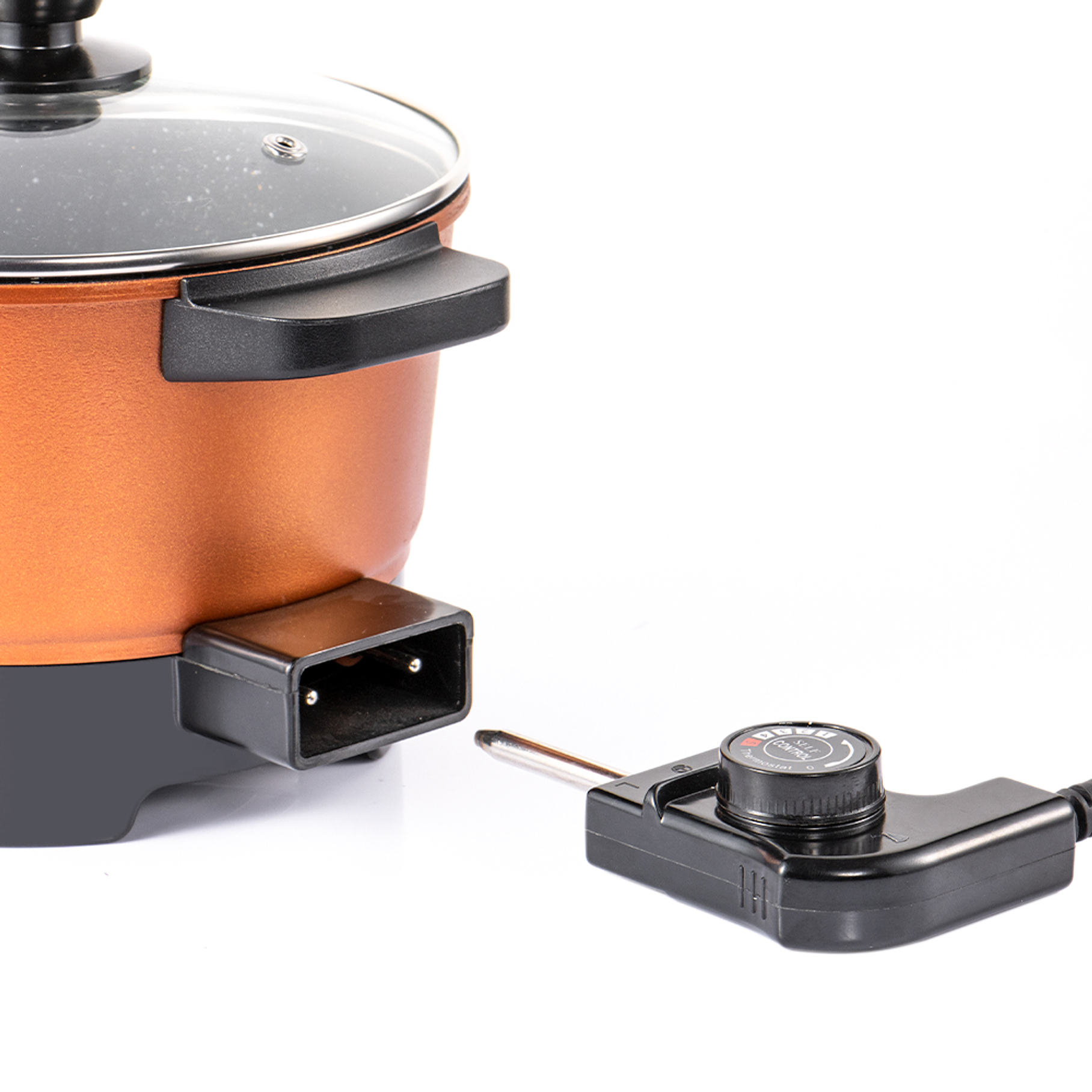 Olla Eléctrica Multifunción 2.5Lts 650w R.5427 Raf Naranja  2