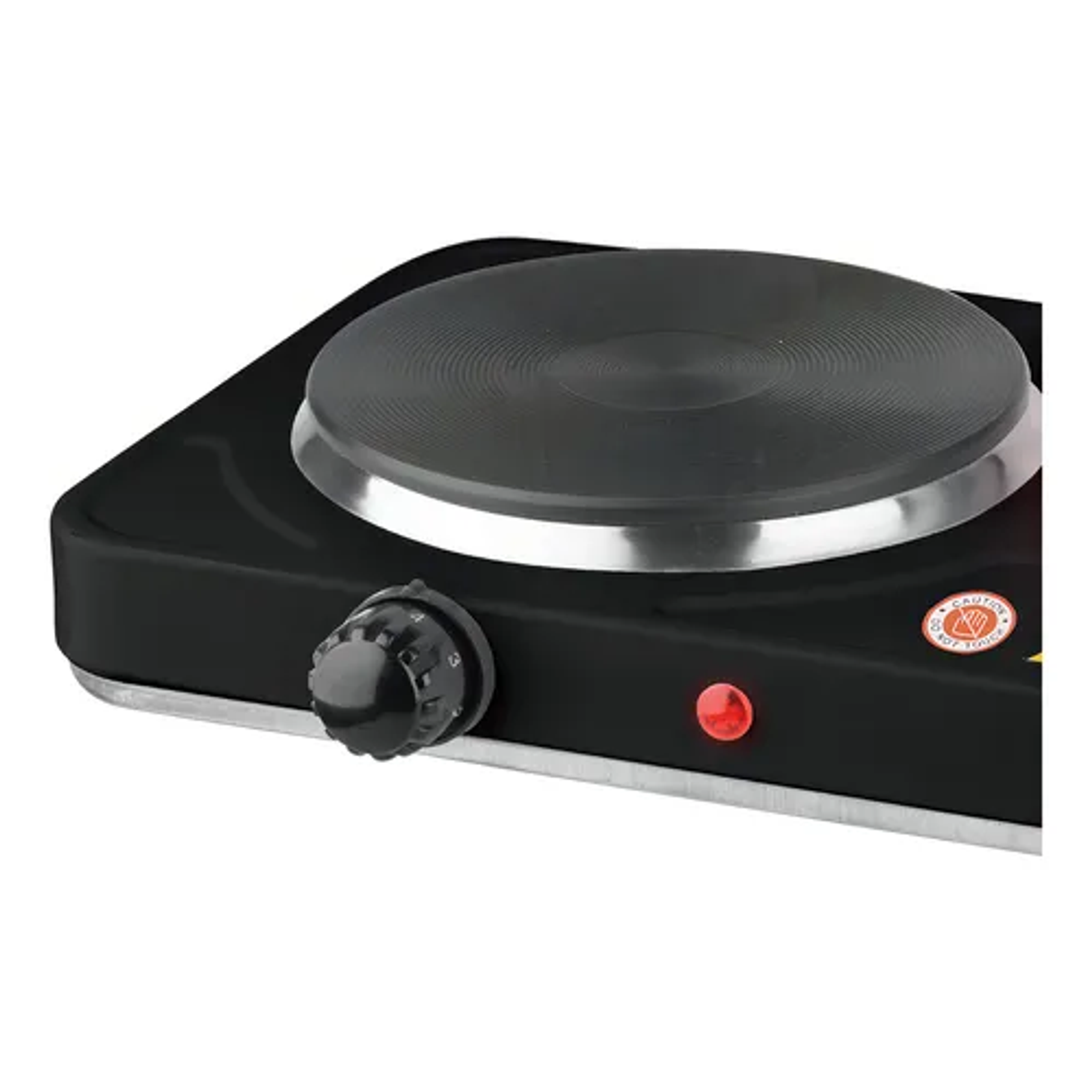 Cocina Electrica Portatil De 2 Hornillas Encimera 2000w Color Negro 3