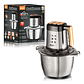 Procesador Picadora Cortador De Alimentos Multifuncional Color Plateado R.3388 RAF - Miniatura 1