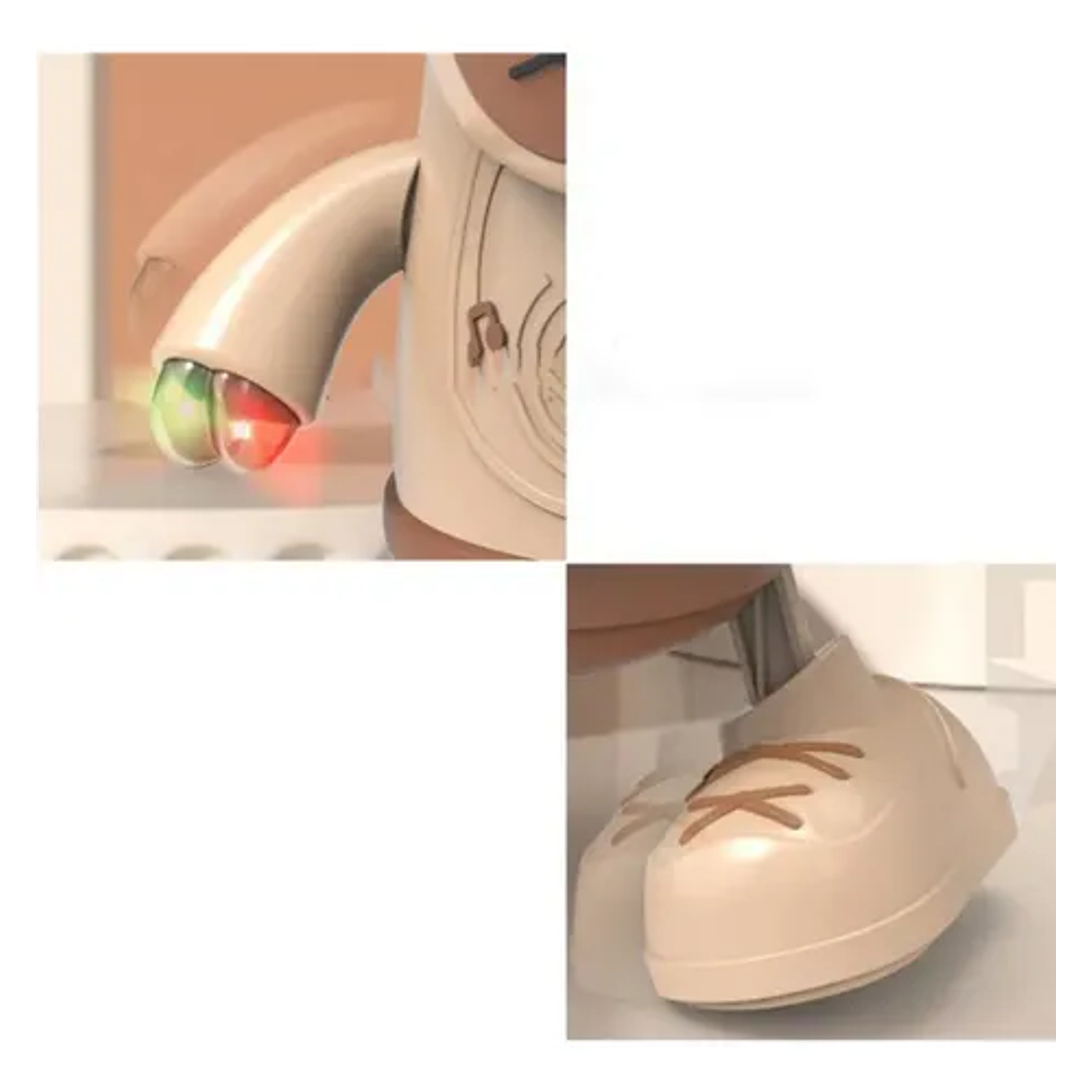 Robot Capibara Bailarín Led Capibara Marrón Carpincho Marrón Capi Capi Fiesta 4