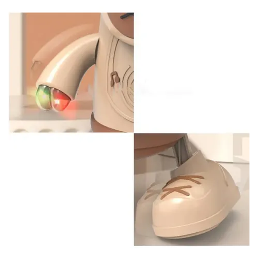 Robot Capibara Bailarín Led Capibara Marrón Carpincho Marrón Capi Capi Fiesta 4