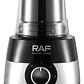 Juego de procesador licuadora extractor frutas verduras 6 en 1 color negro Raf R.2869 - Miniatura 6