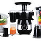 Juego de procesador licuadora extractor frutas verduras 6 en 1 color negro Raf R.2869 - Miniatura 1