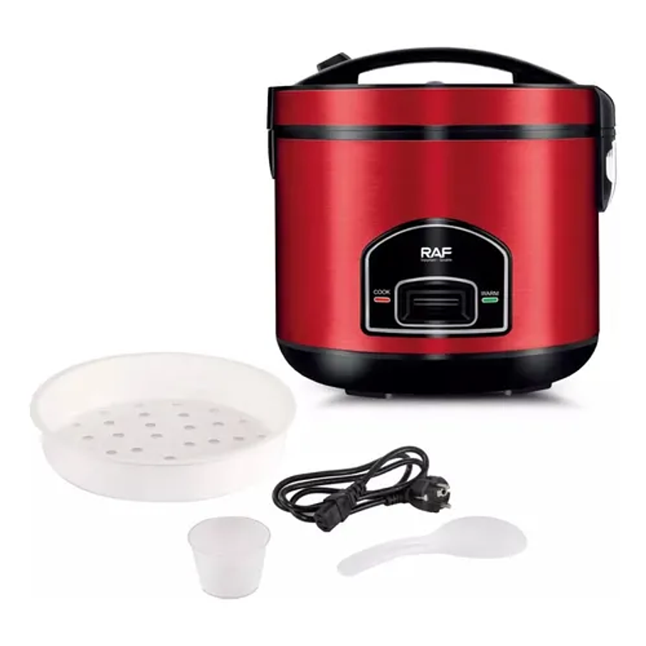 Olla Arrocera Digital Multifuncional 900w 5l Color Rojo Frecuencia Raf R.179 5