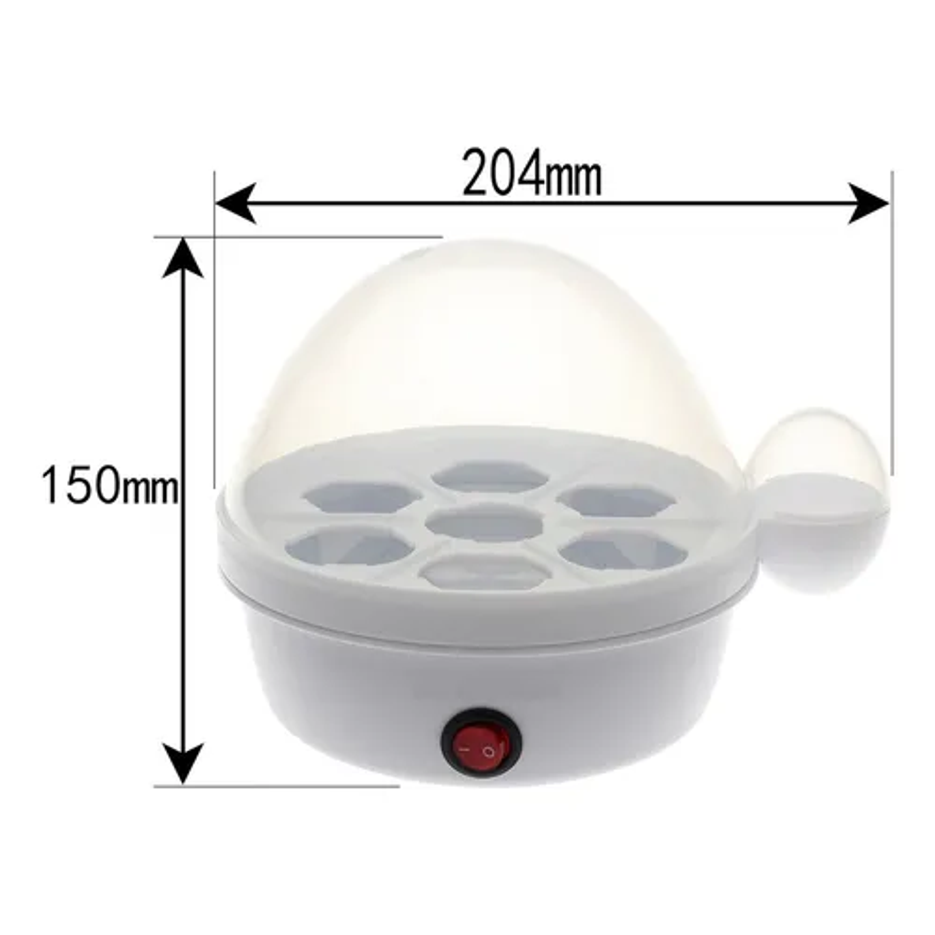 Máquina Hervidor Cocedor Huevos Vapor Eléctrico 350w Raf Color Blanco Frecuencia 50 4