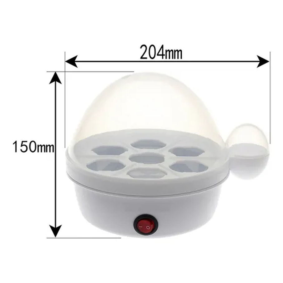 Máquina Hervidor Cocedor Huevos Vapor Eléctrico 350w Raf Color Blanco Frecuencia 50 4