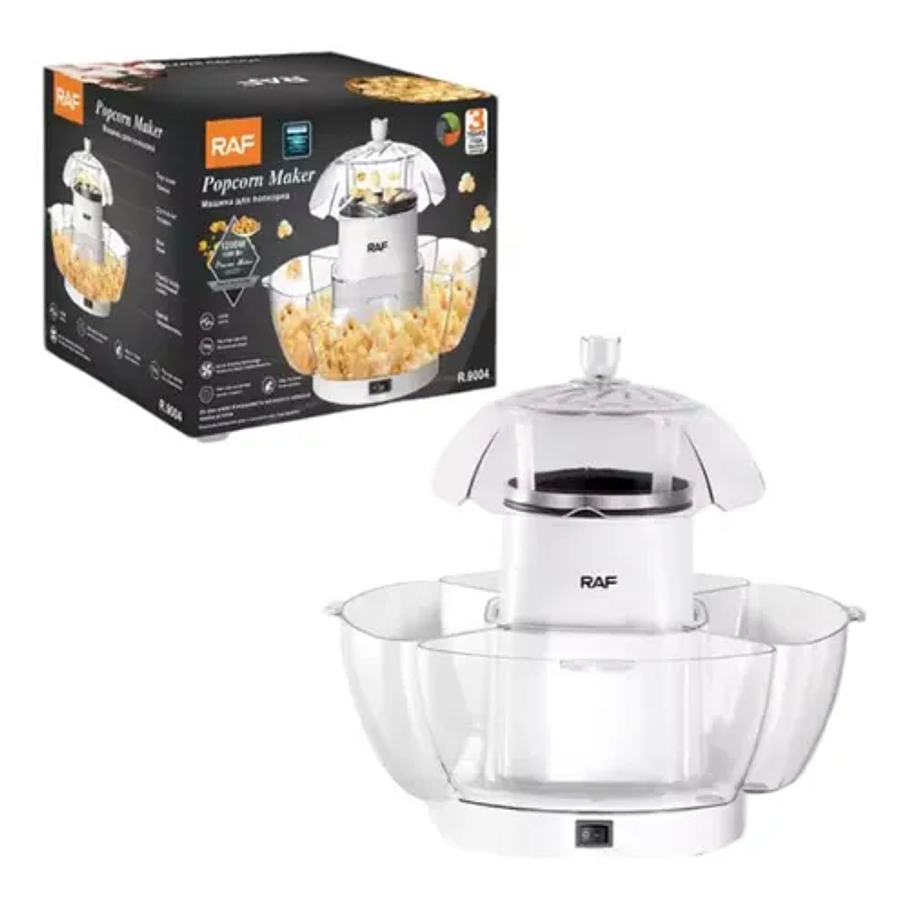Máquina Para Hacer Palomitas De Maíz Raf R.9004 Cabritas Color Blanco 1