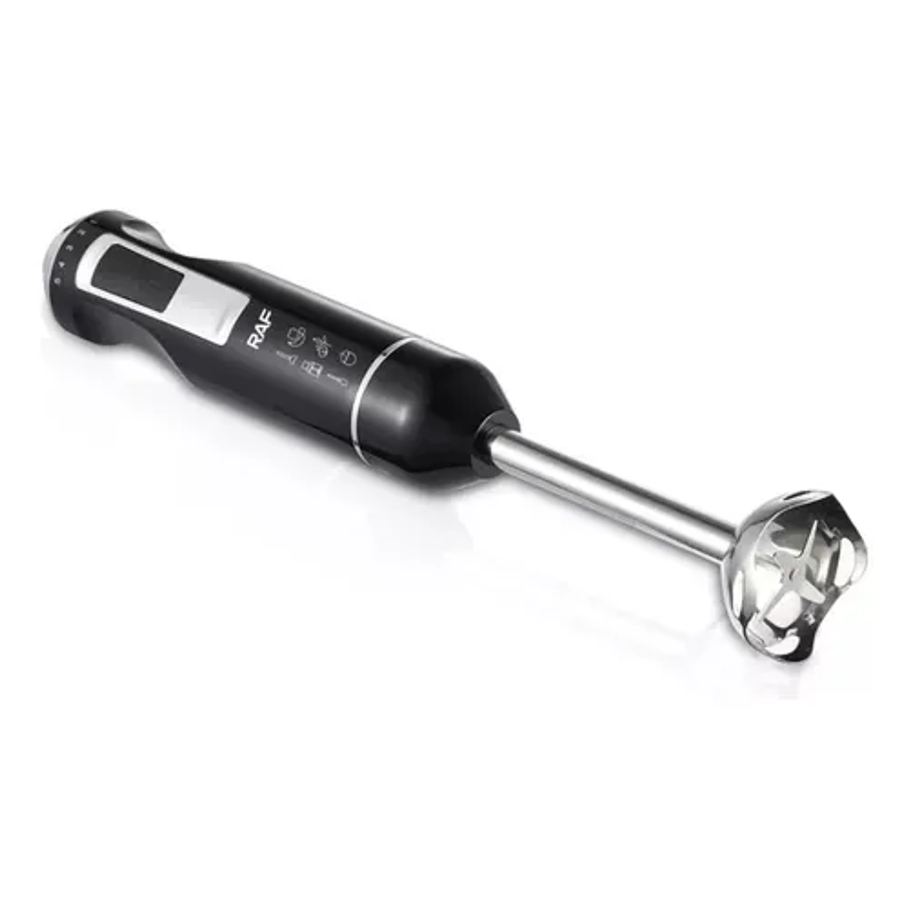 Pimer Juego De Licuadora De Mano 4 En 1 De 1600w 4 Cuchillas Color Negro Raf 2