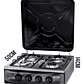 Cocinas Gas Cocina Encimera Gas Cocina Gas Cocina 4 Platos Color Negro Sobremesa - Miniatura 2