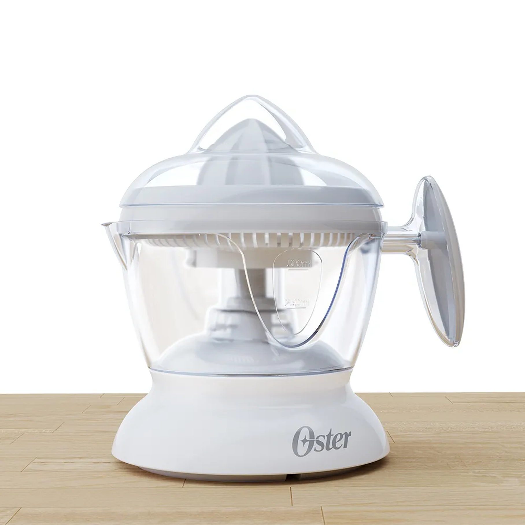 Oster® Exprimidor de Cítricos, con Rotación Bidireccional, y Colador de Semillas y Pulpa, 0,5 Lt, Blanco 3