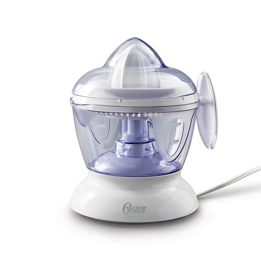 Oster® Exprimidor de Cítricos, con Rotación Bidireccional, y Colador de Semillas y Pulpa, 0,5 Lt, Blanco 1
